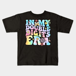 In My Double Digits Era 10 Year Old 10Th Birthday Girl Kids T-Shirt